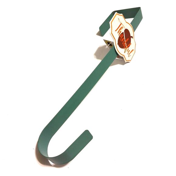 Fall Harvest Autumn Thanksgiving Metal Wreath Hanger Acorn Pumpkin Pickup Truck - Picture 7 of 14